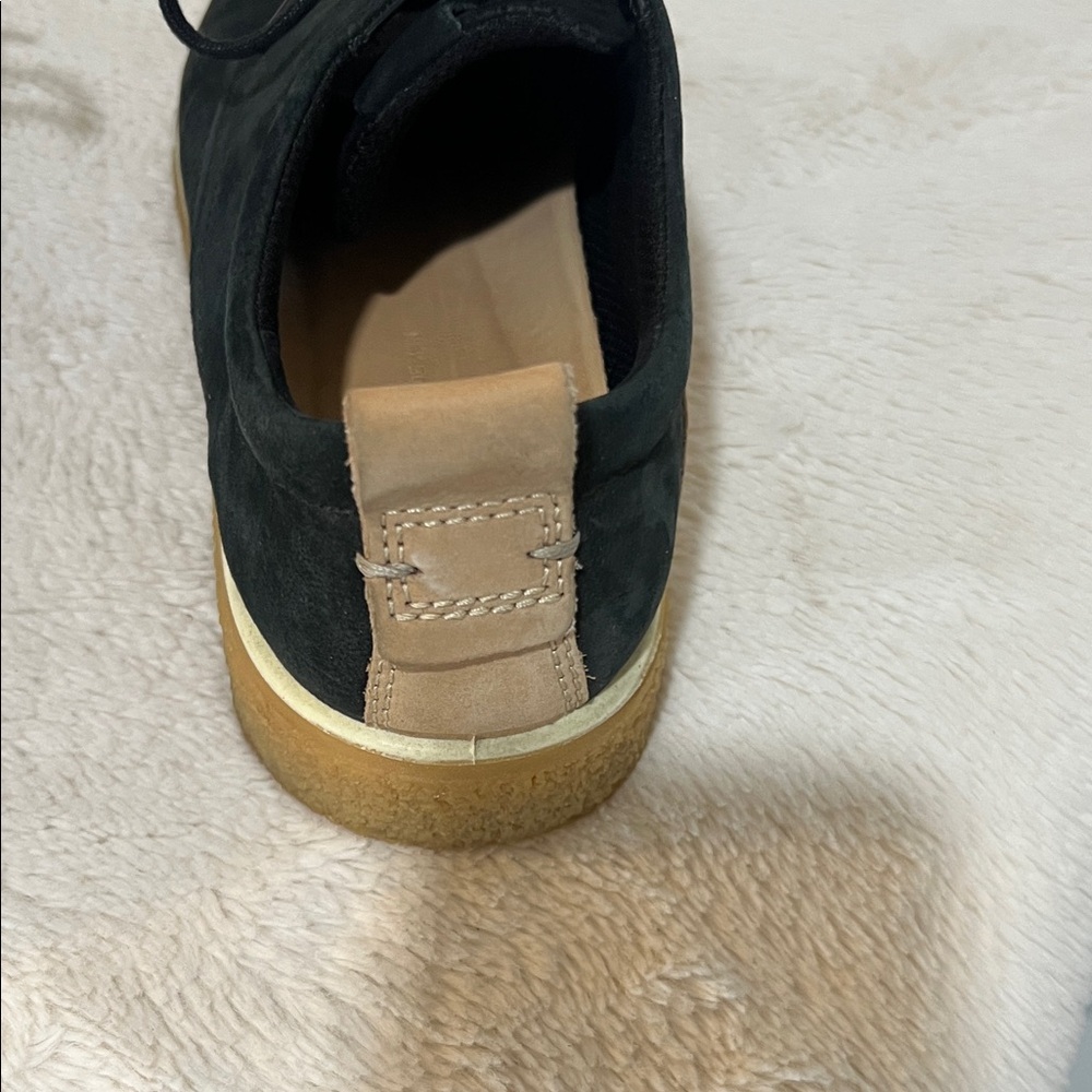 Ecco Black Suede womens oxford. excellent condition - Picture 5 of 5